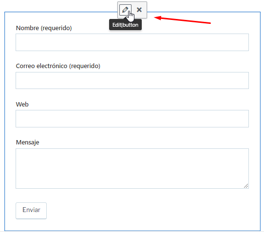 Editar formulario contacto Jetpack