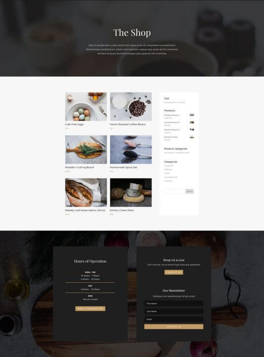Tema Divi para Restaurantes Tema Divi para Restaurantes