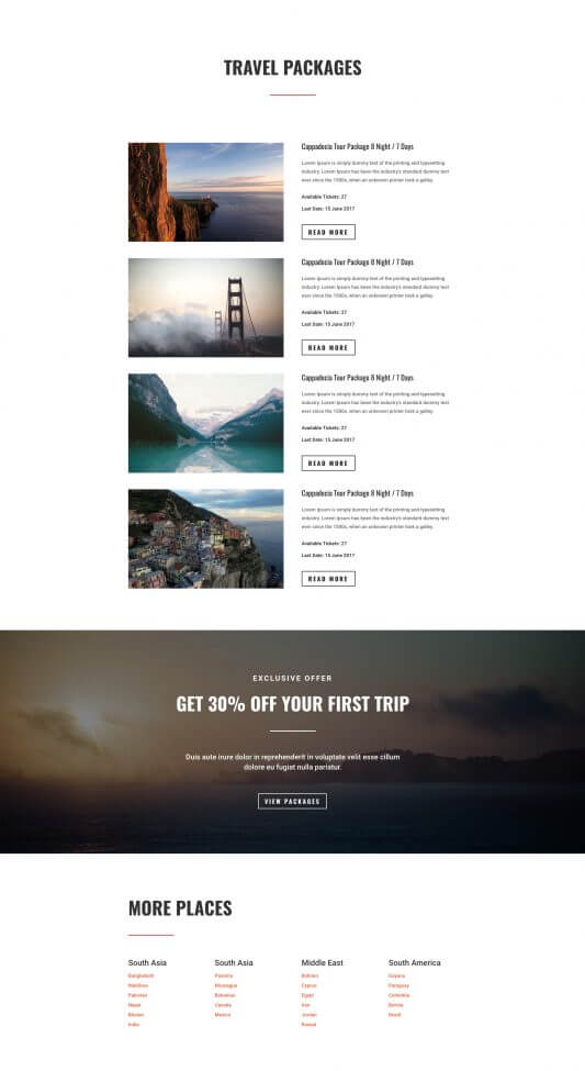 Plantilla WordPress para Agencias de Viajes