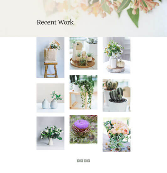 Plantilla WordPress para Floristas y Tiendas de Flores