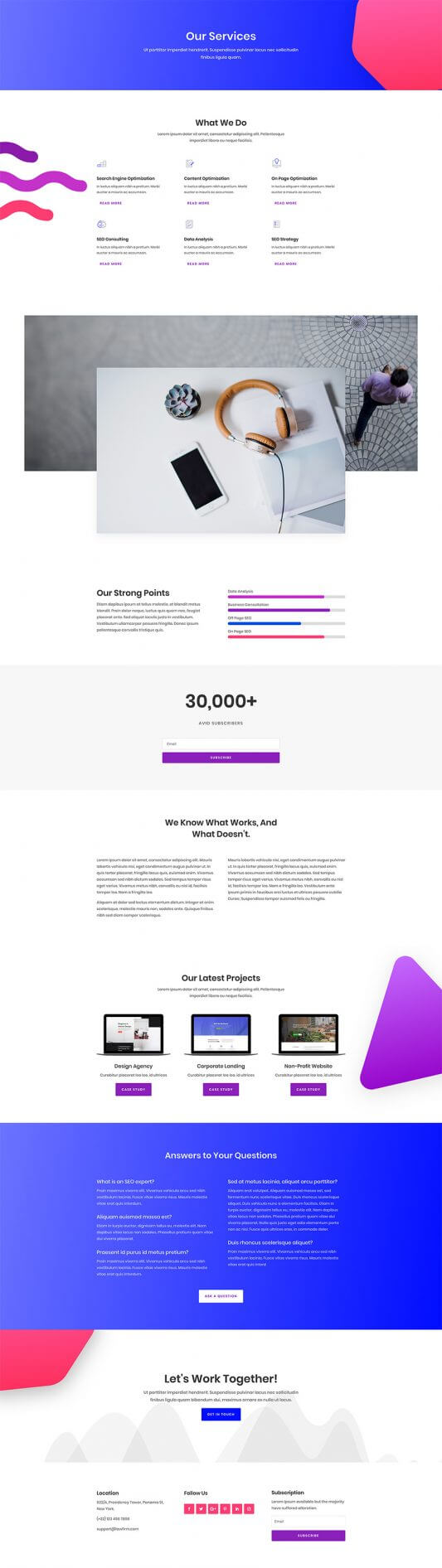 Layout Divi para Agencias SEO Layout Divi para Agencias SEO