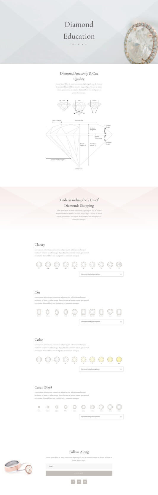Plantilla WordPress para Joyeros Plantilla WordPress para Joyeros