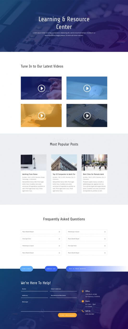 Tema Divi para Servicios IT Tema Divi para Servicios IT