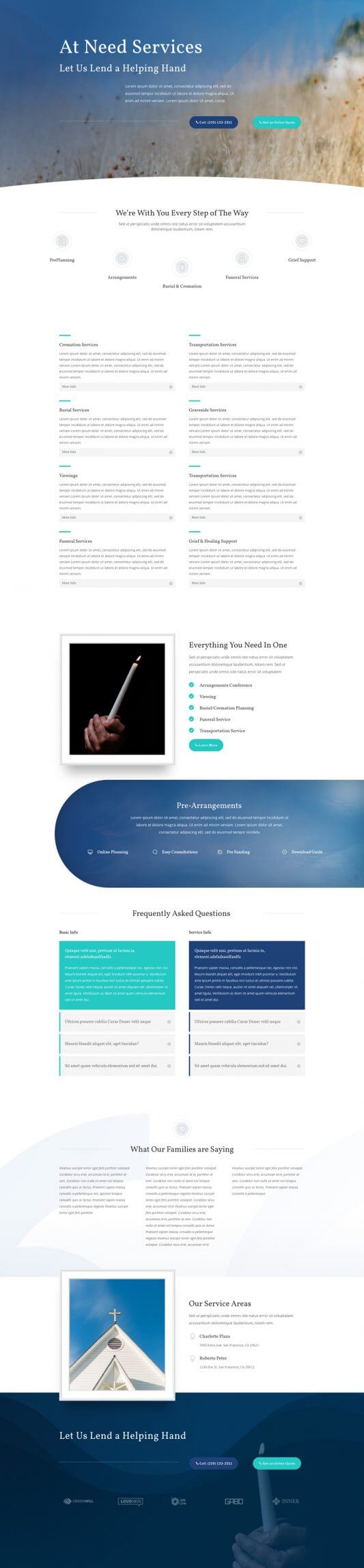 Tema Divi para Funerarias Tema Divi para Funerarias