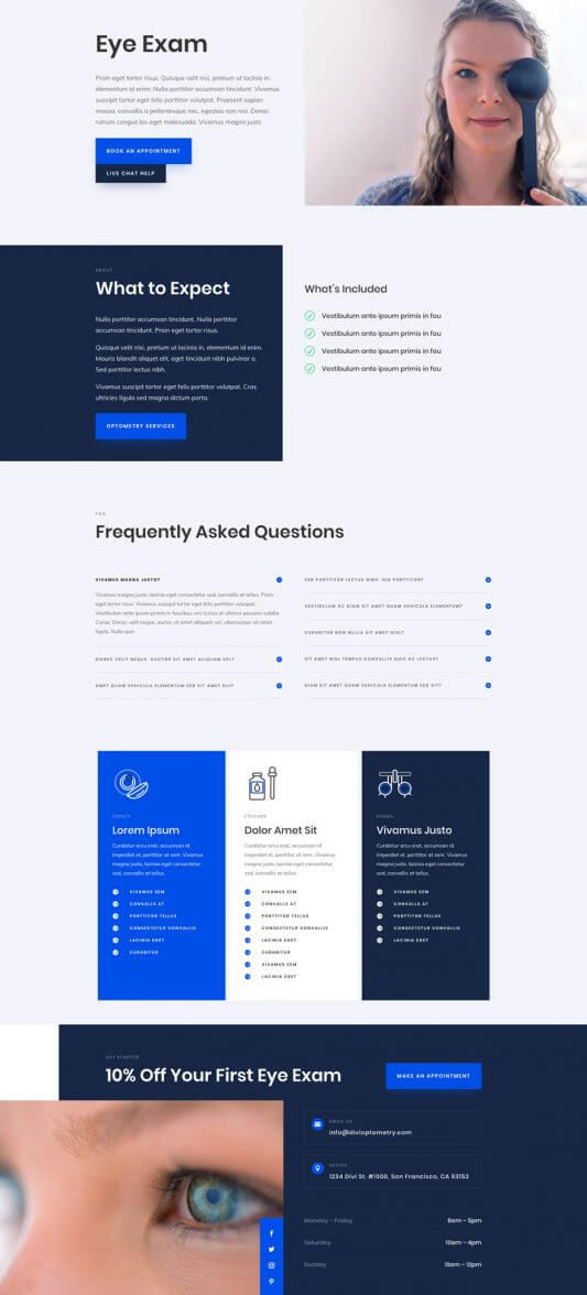 Tema Divi para Oftalmólogos Tema Divi para Oftalmólogos