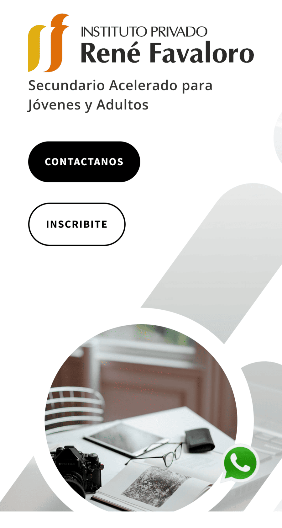 Desarrollo web para secundario de adultos en La Falda, Argentina