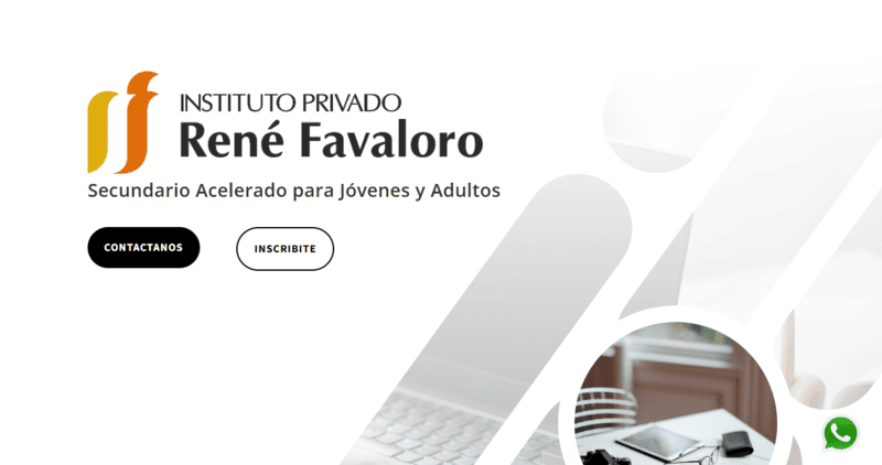 Desarrollo web para secundario de adultos en La Falda, Argentina