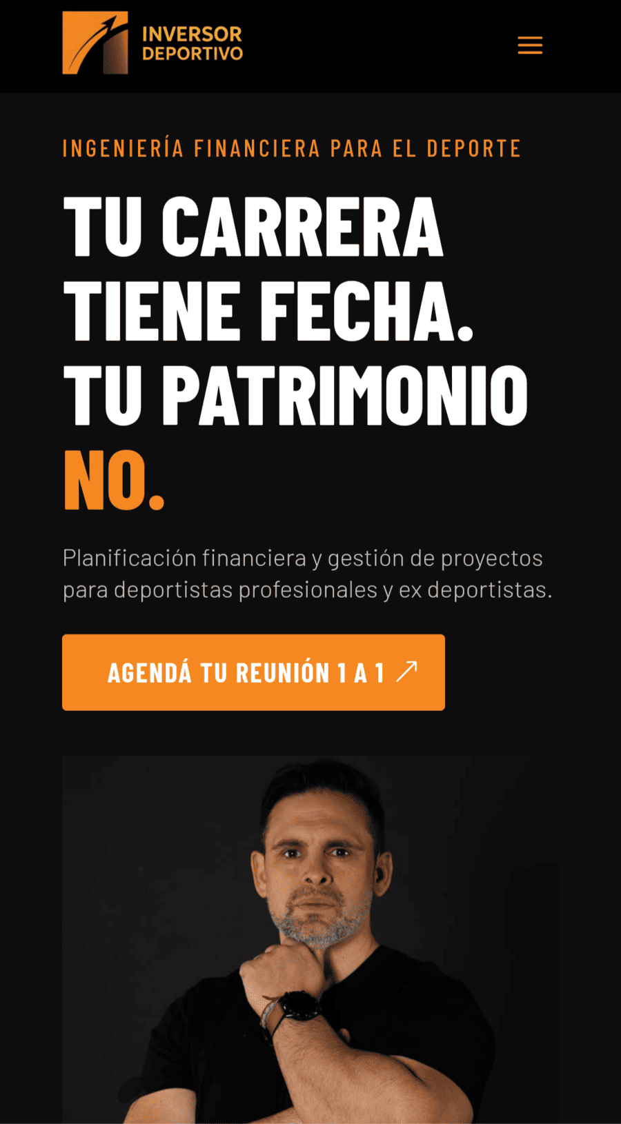 Desarrollo web para Inversor Deportivo